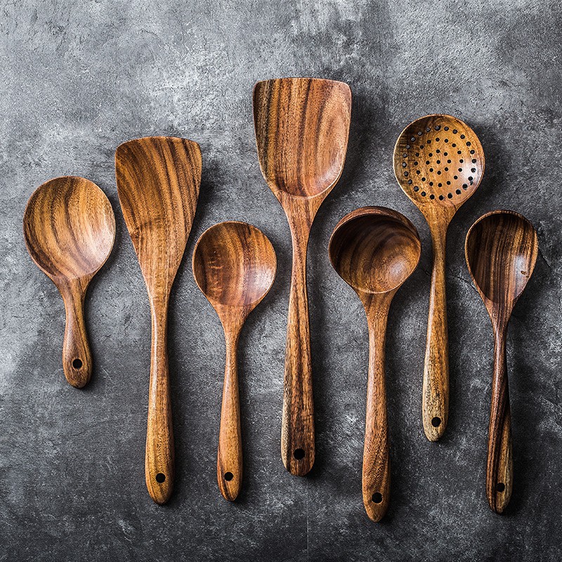 Qué tipos de madera se usan para fabricar utensilios de cocina