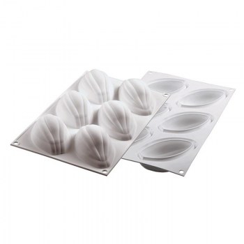 MOLDE SILICONA VAINA CACAO 102X57 MM SILIKOMART0.jpg